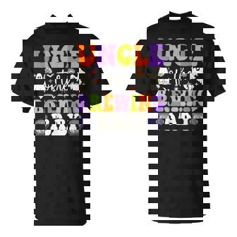 Uncle Of The Brewing Baby Halloween Theme Baby Shower Spooky T-Shirt | Seseable UK