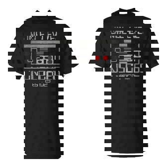 Uncle Level Unlocked 2025 Leveling Up Leveled Up To Uncle T-Shirt - Monsterry