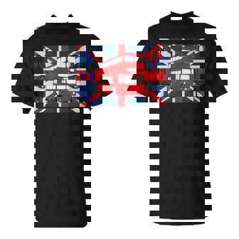 United Kingdom Flag Bus City Of London Souvenirs And T-Shirt - Thegiftio UK