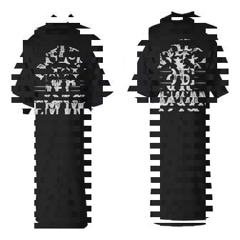 Urban Hip Hop T Intellect Over Emotion T-Shirt - Monsterry