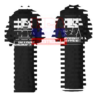 Usa Team Equestrian & American Sports T-Shirt - Thegiftio
