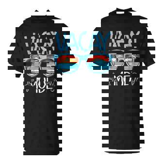 Vacay Mode Beach Vacation Summer Cruise Getaway Holiday T-Shirt - Thegiftio UK