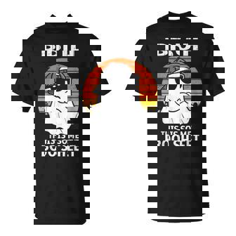 Vintage Bruh This Is Some Boo Sheet Ghost Halloween Men T-Shirt - Monsterry