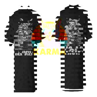 Vintage Cat Karma T-Shirt - Thegiftio UK