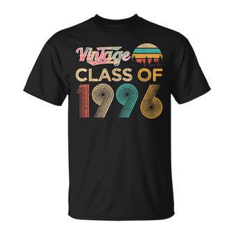 Vintage Class Of 1996 Classic Retro Geburtstagsgeschenk Männer Frauen T-Shirt - Geschenkecke