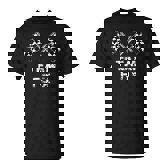 Vintage Team Fox Family Name Checkered Flag Racing T-Shirt - Monsterry