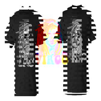Virgo Queen African American Loc'd Zodiac Sign T-Shirt - Thegiftio UK