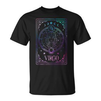 Virgo Tarot Card August September Birthday Astrology Zodiac T-Shirt | Seseable UK
