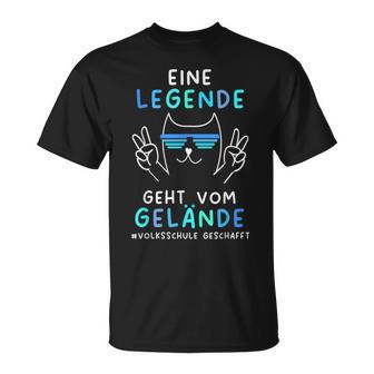 Volksschule 2024 Eine Legende Gehtom Gelände T-Shirt - Geschenkecke