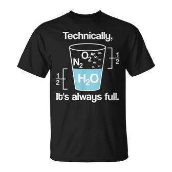 Volles Glas Chemie T-Shirt - Geschenkecke