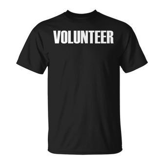 Volunr For Charity And School Events T-Shirt - Monsterry DE