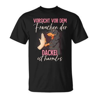 Vorsichtor Dem Frauchen Dachshund T-Shirt - Geschenkecke