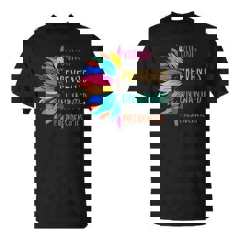 Voting Prevents Unwanted Presidencies Sunflower T-Shirt - Monsterry