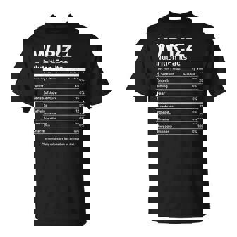 W Rizz Nutrition Facts Meme Rizzler Rizzly T-Shirt | Seseable FR