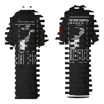 Do You Want To Learn To Play The Banjo No Thanks Banjo T-Shirt - Monsterry