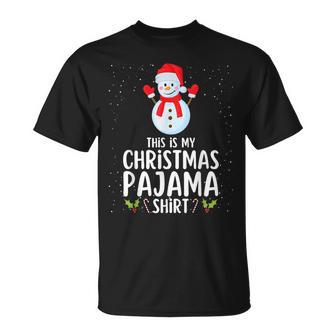 Weihnachten Pyjama Schlafanzug Oberteil Schlaf T-Shirt - Geschenkecke