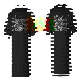 Western Noel With Bell And Holly Berry Christmas Holiday T-Shirt - Monsterry