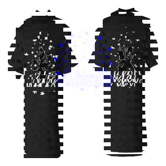 Wildcats School Spirit Blue Wildcat Pride Elementary Teacher T-Shirt - Thegiftio UK