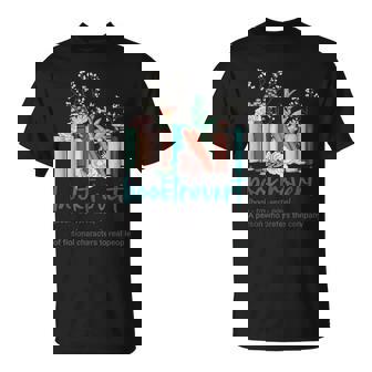 Wildflower Booktrovert Definition Book Lover Bookish Library T-Shirt - Thegiftio UK