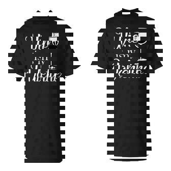 Wine Is My Valentine Funny Lover Valentine Gift T-Shirt - Thegiftio UK