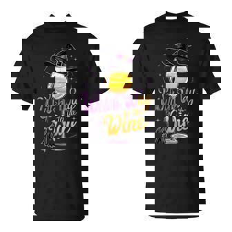 Witch Way To The Wine Halloween Costume T-Shirt - Monsterry