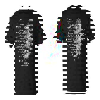 The Wolf And The Lamb Shall Graze Together Isaiah Verse T-Shirt - Monsterry