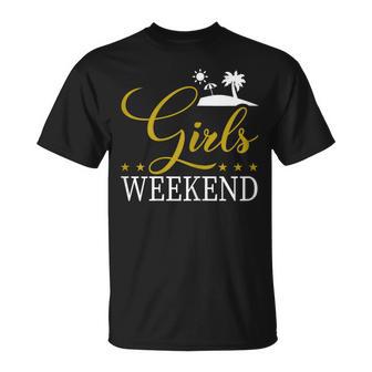 Women's Girls' Weekend Present Women's Weekend Girls' Strip T-Shirt - Geschenkecke