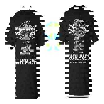 World Peace On Earth Global Love Peace Sign T-Shirt - Monsterry