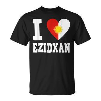 Yazidi Yazidi Flag Ezidxan Ezidi T-Shirt - Geschenkecke