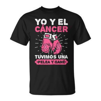 Yo Y El Cancer Boxeo Cancer De Seno Prevención Regalo Camiseta unisex - Regaloses