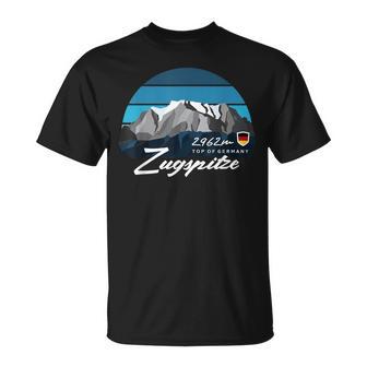 Zugspitze Garmisch Partenkirchen Bayern Germany Flag T-Shirt - Geschenkecke