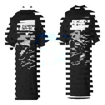 ¿Está Libre De Gluten Alergia Al Gluten De Tiburón Enfermedad Celíaca Camiseta unisex - Regaloses