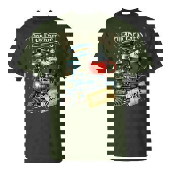 All Aboard Polar Express Christmas North Pole Christmas T-Shirt - Thegiftio