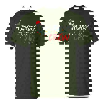 Christmas Crew Xmas Lights Family Matching Pajamas Holiday T-Shirt | Seseable UK