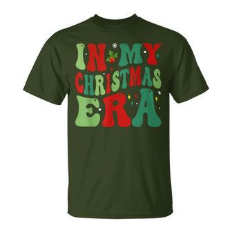 In My Christmas Era Groovy Christmas Holiday Xmas T-Shirt - Monsterry