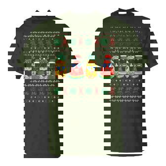 Christmas In July Christmas Pineapple Ugly Christmas Sweater T-Shirt - Thegiftio UK