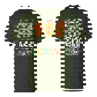 Cousin Crew Christmas Pajama Gingerbread Man T-Shirt | Seseable UK