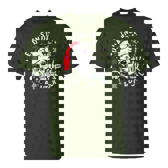 Dead Inside But Jolly Af Skeleton Lights Christmas T-Shirt - Monsterry