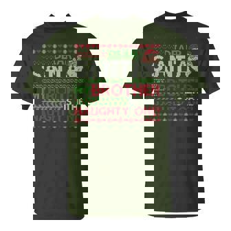 Dear Santa My Brother Naughty One Ugly Christmas Sweater T-Shirt | Seseable CA