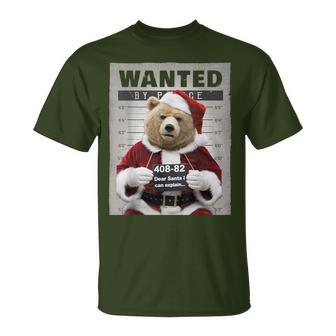 Dear Santa I Can Explain Lustiges Weihnachten Bär T-Shirt - Geschenkecke