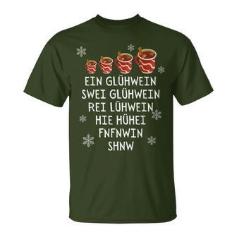 Ein Glühwein Swei Glühwein Christmas Market T-Shirt - Geschenkecke