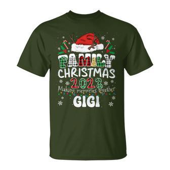 Family Christmas 2023 Making Memories Together Gigi T-Shirt - Monsterry