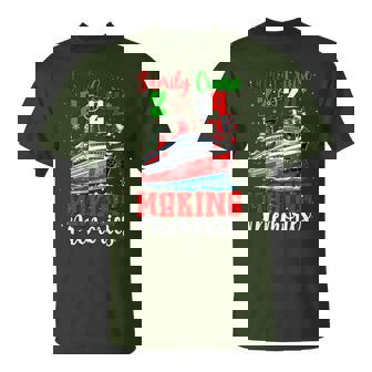 Family Cruise 2024 Memories Xmas Santa Dabbing Cruise Ship T-Shirt | Mazezy