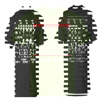 Feliz Navidad Pendejos Mexican Ugly Christmas Sweater T-Shirt - Monsterry