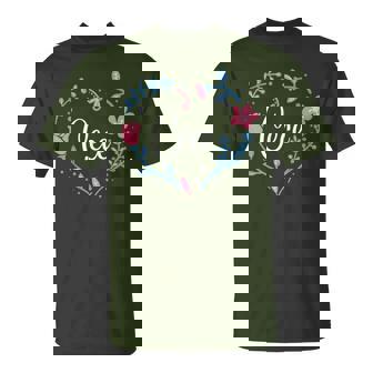 Flower Cece Grandma Christmas Birthday T-Shirt - Monsterry