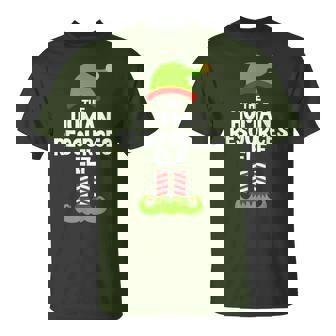 The Human Resources Elf Christmas Family Pajama Hr T-Shirt - Monsterry