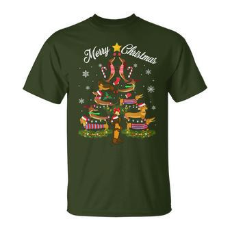 Santa Dachshund Christmas Fun Xmas Dachshund Dachshund S T-Shirt - Geschenkecke