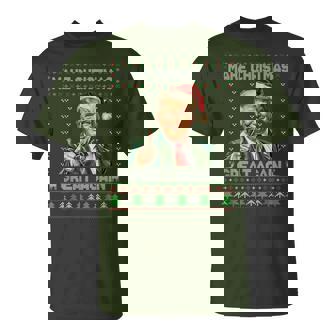 Trump Christmas Make Christmas Great Again T-Shirt - Monsterry