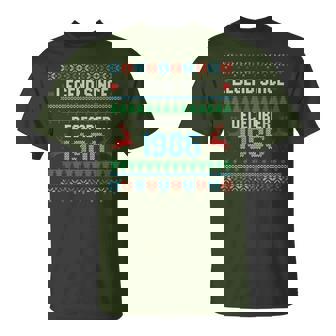 Ugly Christmas Sweater 35Th Birthday December 1986 T-Shirt | Seseable UK
