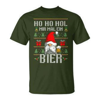 Ho Ho Hol Mir Mal Ein Bier Christmas Children Women T-Shirt - Geschenkecke